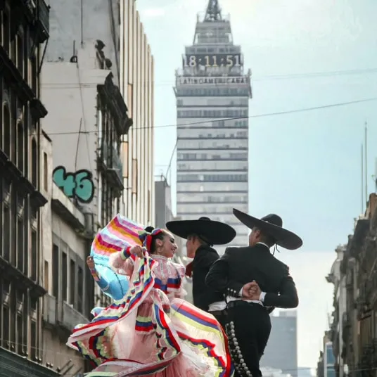 Dancers in Mexico City